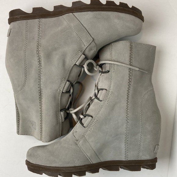 Sorel Women's Joan of Arctic Wedge II Waterproof Boots Grey Sz 10 Sandi Gorpcore - Picture 14 of 16